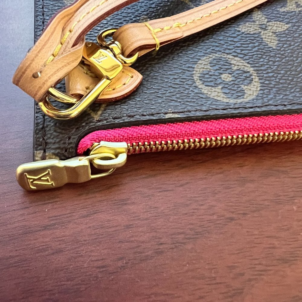 Louis Vuitton Monogram Brown and Gold Wristlet - Picture 12 of 15